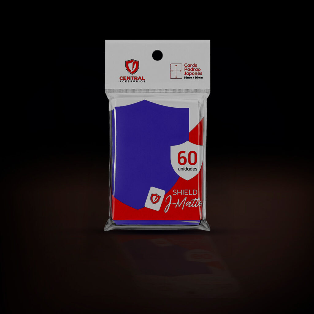 Central Shield - Japonês Matte: Azul Marinho