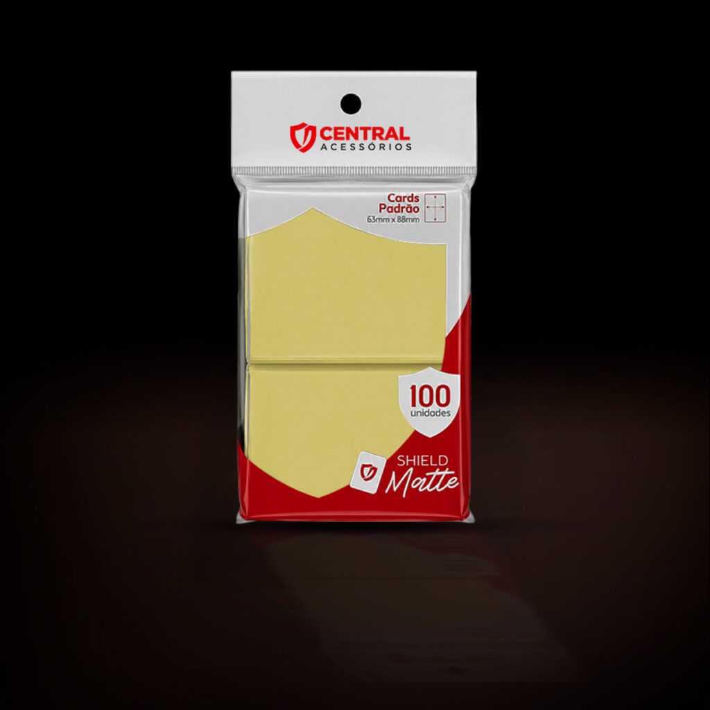 Central Shield - Matte: Amarelo Pastel