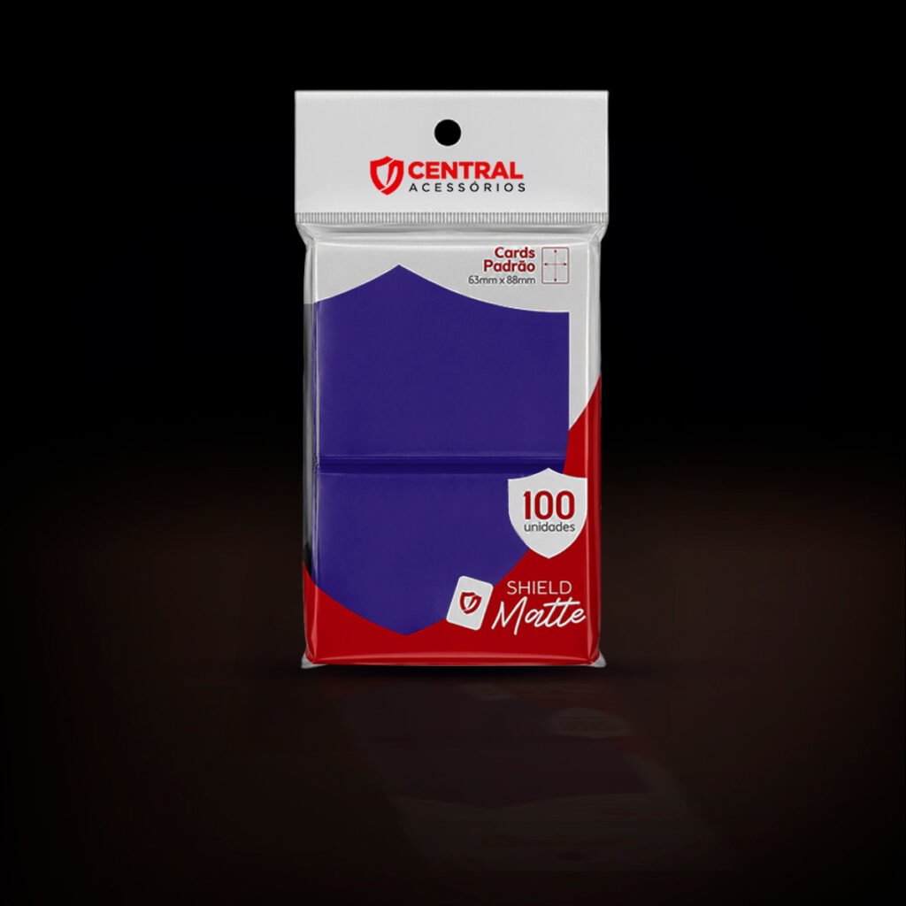 Central Shield - Matte: Azul Marinho