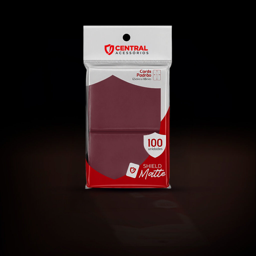 Central Shield - Matte: Framboesa