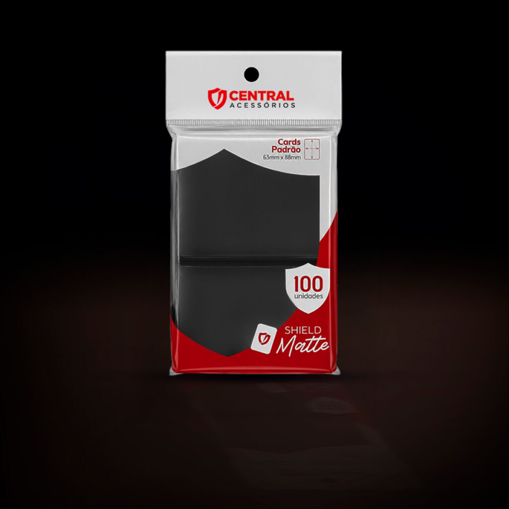 Central Shield - Matte: Preto