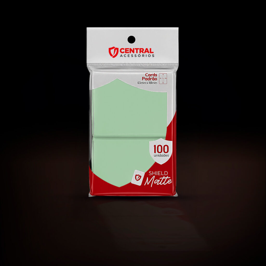 Central Shield - Matte: Verde Pastel