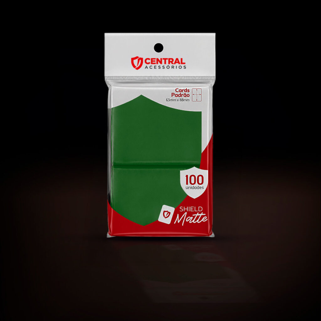 Central Shield - Matte: Verde