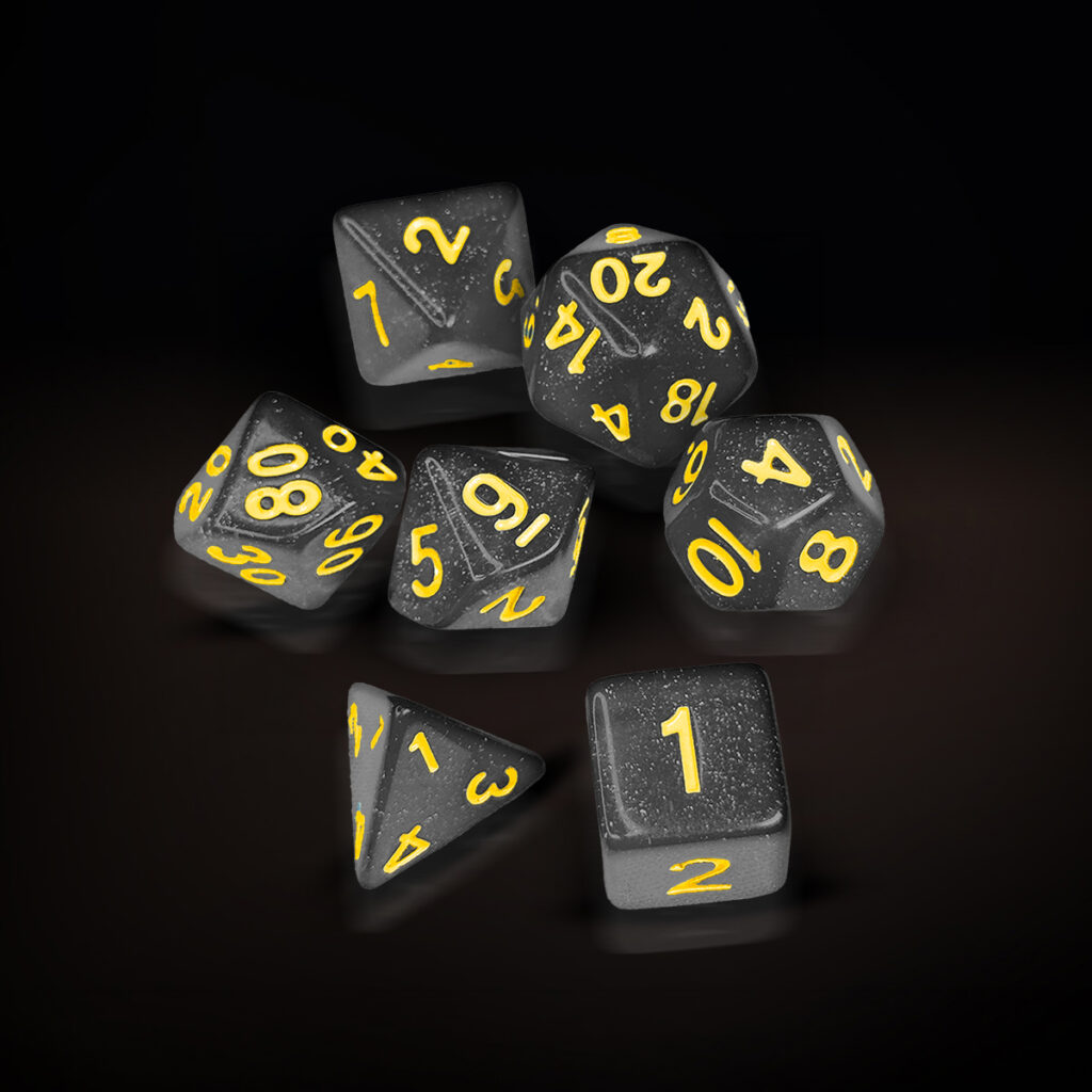 Central Dice - RPG: Glitter Fumaça e Dourado